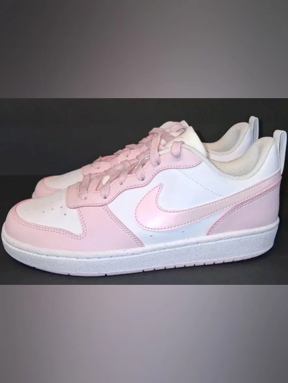 NEW Nike Borough Mid 2White/Pink DV5456-Big Kid 6.5Y == Women Size 8 Comfortbly